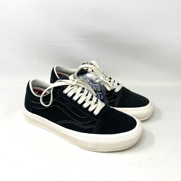 VANS Skate Old Skool Raven Women's Marshmallow Black Suede Canvas VN0A5FCB3FC - Picture 2 of 10